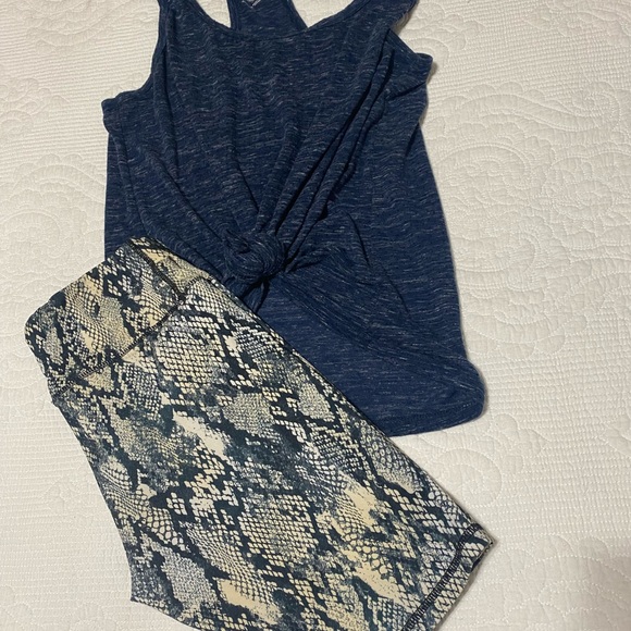 Python Snakeprint Soft Biker Shorts Medium - Picture 7 of 8